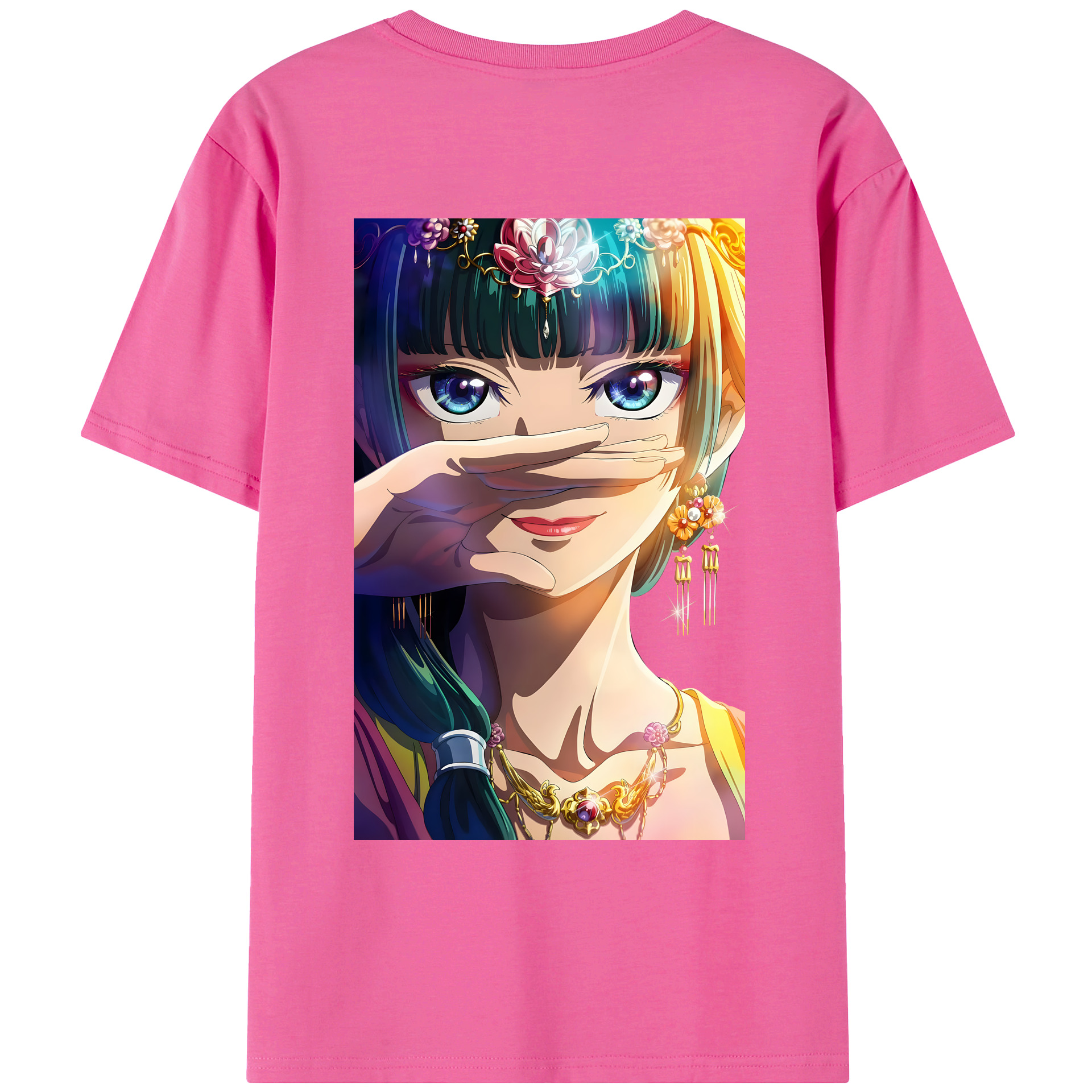 （画像用） 薬屋のひとりごと The Apothecary Diaries レディース半袖Tシャツ(バックプリント)